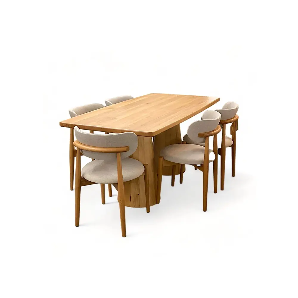 COMEDOR 6 SILLAS SCANDINAVIAN